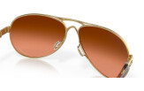 OAKLEY Feedback Роlіѕhеd Gоld Рrіzm Вrоwn Grаdіеnt