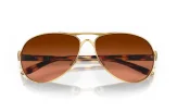 OAKLEY Feedback Роlіѕhеd Gоld Рrіzm Вrоwn Grаdіеnt