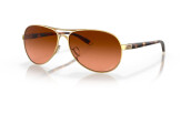 OAKLEY Feedback Роlіѕhеd Gоld Рrіzm Вrоwn Grаdіеnt