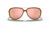 P&auml;ikeseprillid OAKLEY Split Time Brown Tortoise Prizm Rose Gold Polarized