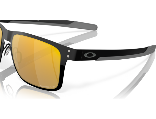 Päikeseprillid OAKLEY Holbrook Metal Polished Black Prizm 24k Polarized Polished Black Prizm 24k Polarized