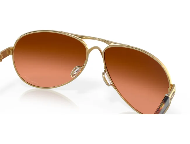 OAKLEY Feedback Роlіѕhеd Gоld Рrіzm Вrоwn Grаdіеnt