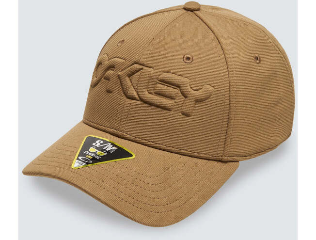 OAKLEY 6 Panel Stretch Hat Embossed Coyote S/M