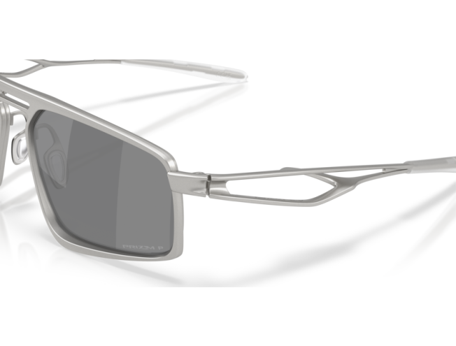 OAKLEY Bushwick Satin Chrome Prizm Black Polarized