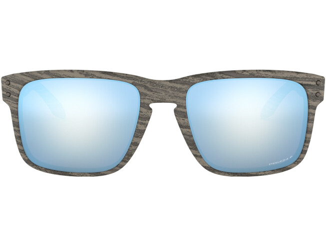P&auml;ikeseprillid OAKLEY Holbrook erimudelid "Woodgrain Collection" Prizm Deep Water Polarized