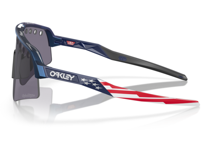 P&auml;ikeseprillid OAKLEY Sutro Lite Sweep erimudelid "Troy Lee Designs Collection" Blue Colorshift Prizm Grey