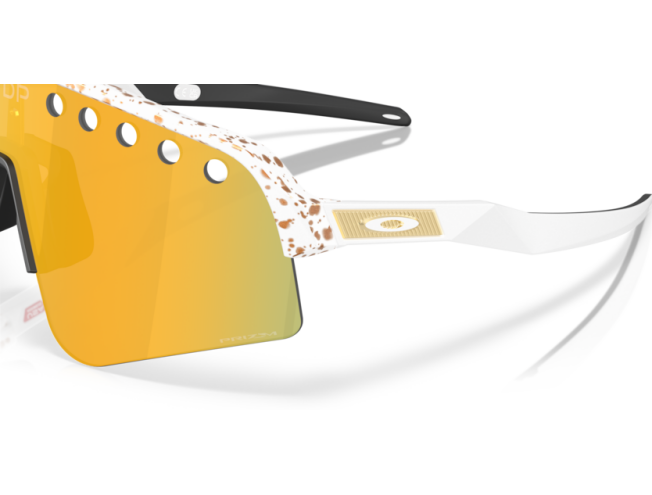 P&auml;ikeseprillid OAKLEY Sutro Lite Sweep erimudelid "Mathieu Van Der Poel Collection" White splatter Prizm 24k