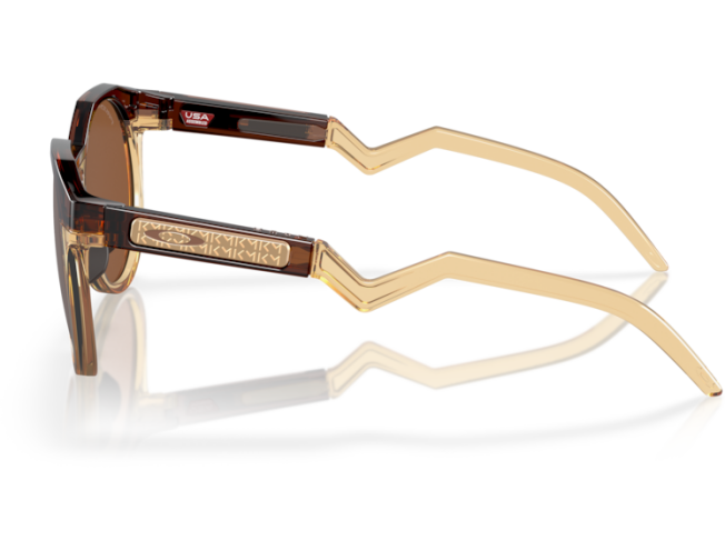 P&auml;ikeseprillid OAKLEY HSTN erimudelid "Kylian Mbapp&eacute; Collection" Dark Amber - Light Curry Prizm Tungsten