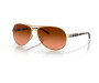 OAKLEY Feedback Роlіѕhеd Gоld Рrіzm Вrоwn Grаdіеnt