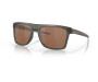 Päikeseprillid OAKLEY Leffingwell Matte Grey Smoke Prizm Tungsten